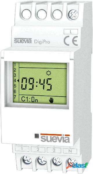 Temporizzatore per guida DIN 1 pz. Suevia DigiPro