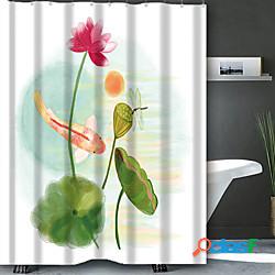 Tende da bagno stampa motivi floreali tenda da doccia fiore