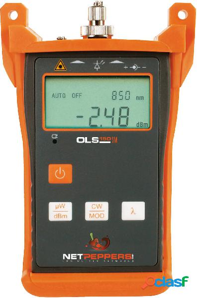 Tester per fibra ottica NetPeppers NP-FIBER150SM Rete,