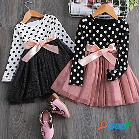 Toddler Little Girls Dress Polka Dot Tutu Dresses Casual