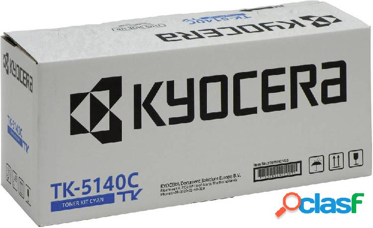 Toner Kyocera TK-5140C Originale 1T02NRCNL0 Ciano 5000