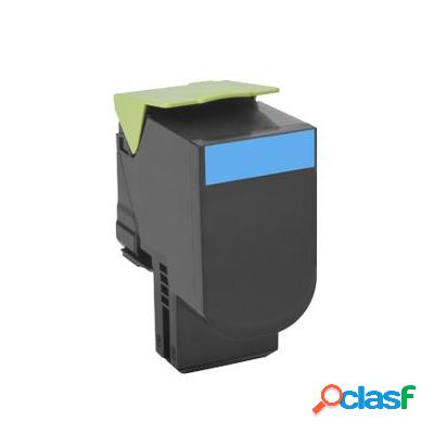 Toner Lexmark 80C2SC0 compatibile CIANO