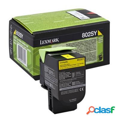 Toner Lexmark 80C2SY0 originale GIALLO