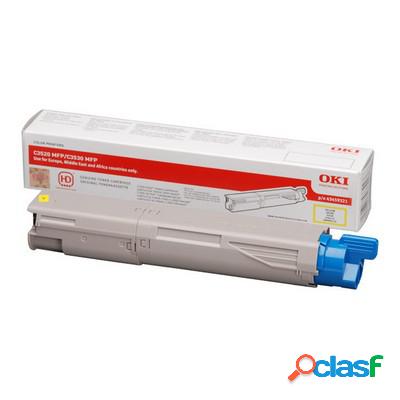 Toner Oki 43459369 originale GIALLO