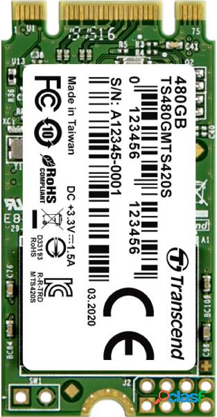 Transcend 420S 480 GB Memoria SSD interna SATA M.2 2242 M.2
