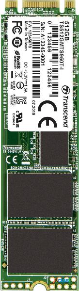 Transcend MTS950T-I 512 GB SSD interno NVMe/PCIe M.2 SATA 6