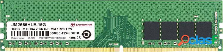 Transcend Modulo di memoria PC JetRam JM2666HLE-16G 16 GB 1