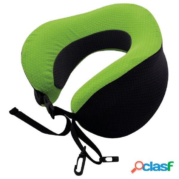 Travelsafe Cuscino da Viaggio in Schiuma Viscoelastica Verde