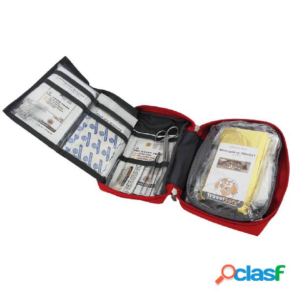 Travelsafe Kit di Pronto Soccorso 57 pz Globe Tour Rosso