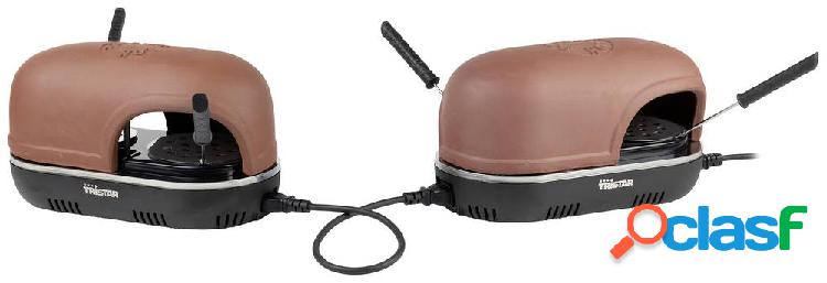 Tristar Festa Connec Raclette 4 vaschette Terracotta, Nero