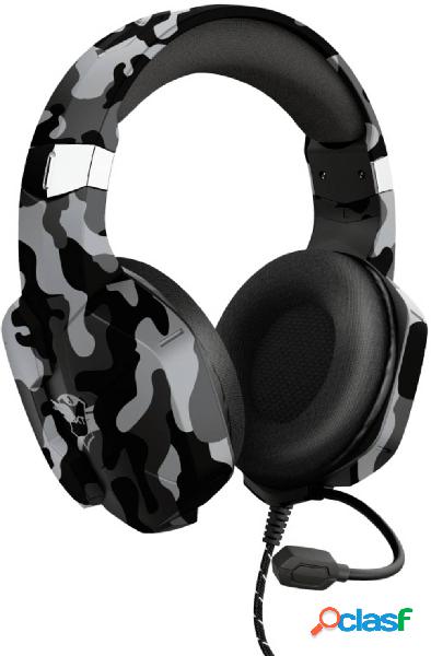 Trust GXT 323K CARUS Gaming Cuffie Over Ear via cavo Stereo