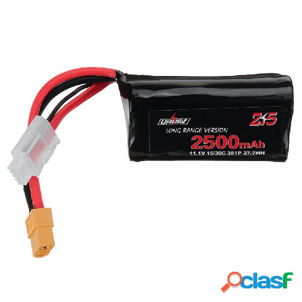 URUAV 11.1V 2500mAh 15/30C 3S Li-ion a lungo raggio Batteria