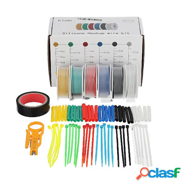 URUAV 36m 22AWG flessibile Silicone filo elettrico isolato