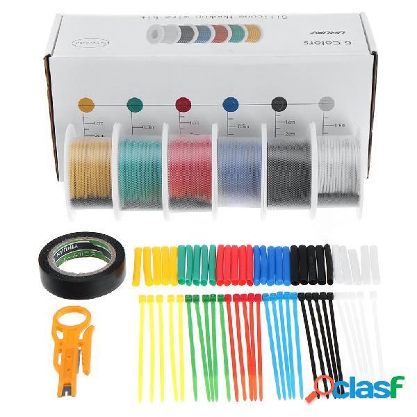URUAV 60m 20AWG Flessibile Silicone Filo Elettrico Isolato
