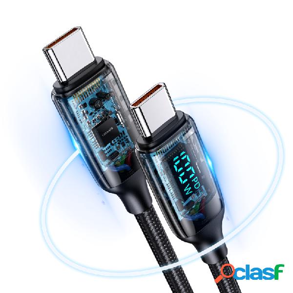 USAMS U78 100 W USB-C a USB-C PD Cavo di Ricarica Veloce