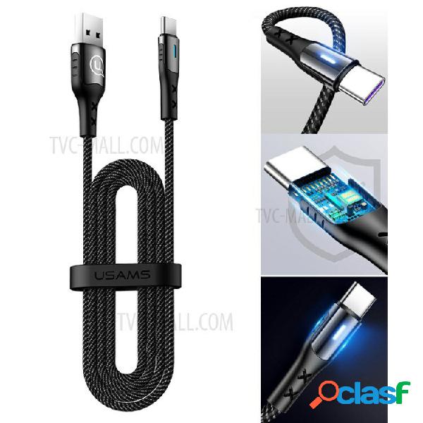 Usams US-SJ319 5A USB Type-C QC3.0 PD Cavo dati di ricarica