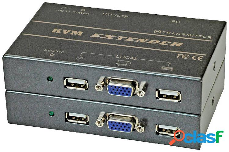 Value 14.99.3328 KVM Extender su cavo di rete RJ45 150 m