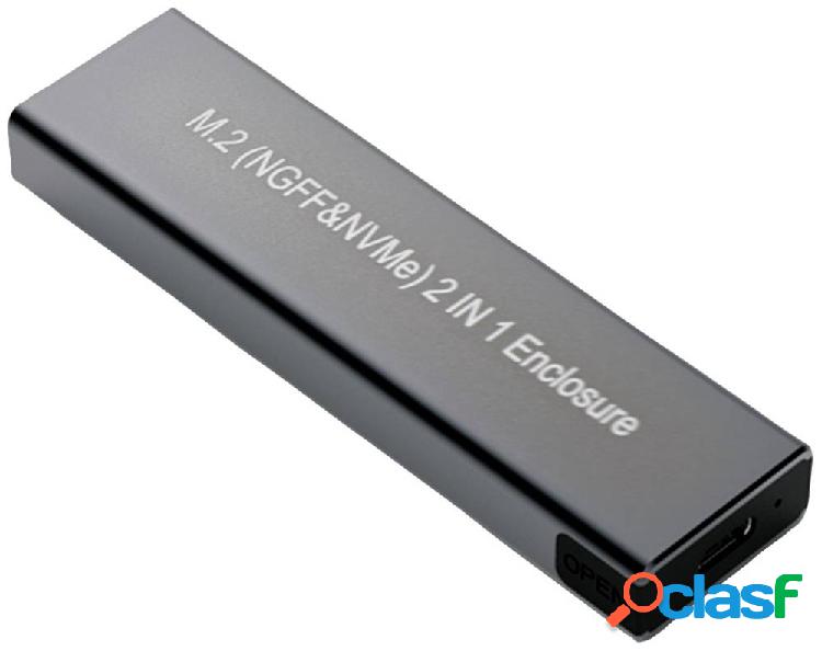 Value 16.99.4131 Contenitore hard disk M.2 USB-C™ USB 3.1