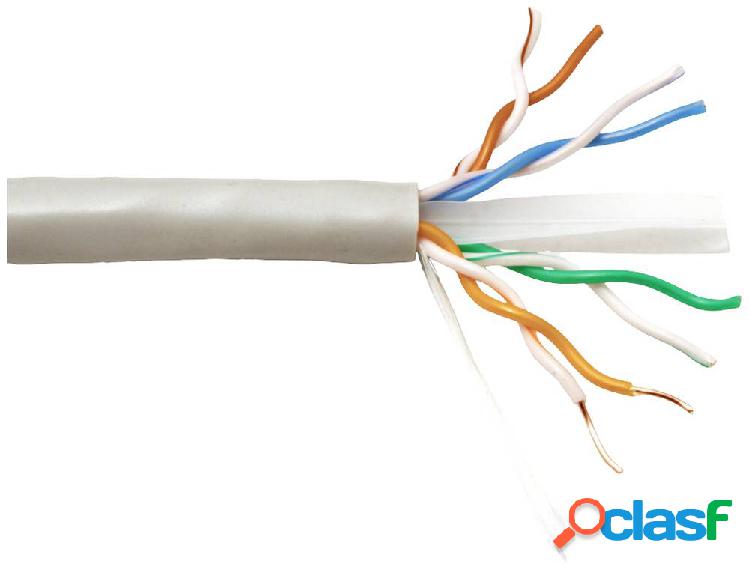 Value 21.99.1685 Cavo di rete CAT 6A U/UTP Grigio 300 m