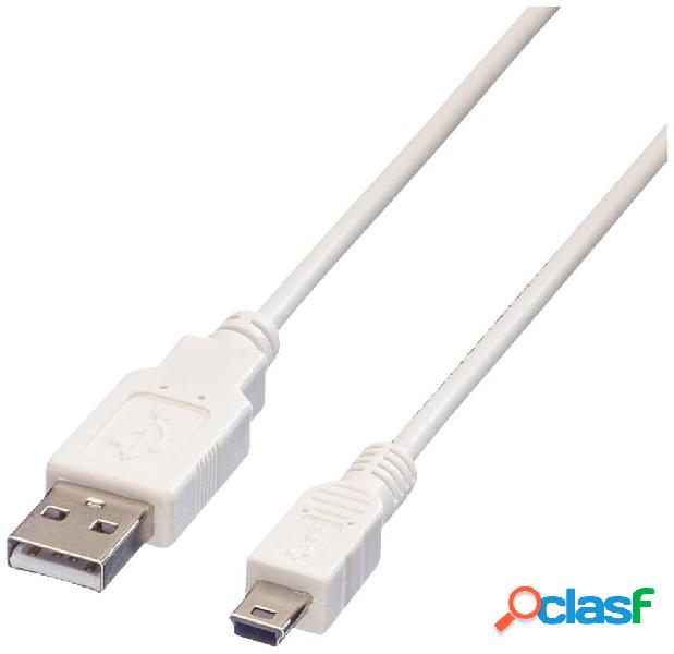 Value Cavo USB USB 2.0 Spina USB-A, Spina USB-Mini-A 3.00 m