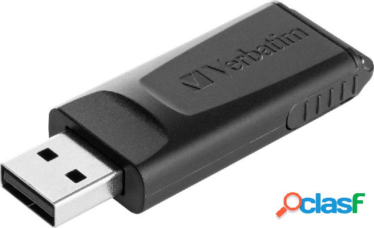 Verbatim Slider Chiavetta USB 64 GB Nero 98698 USB 2.0