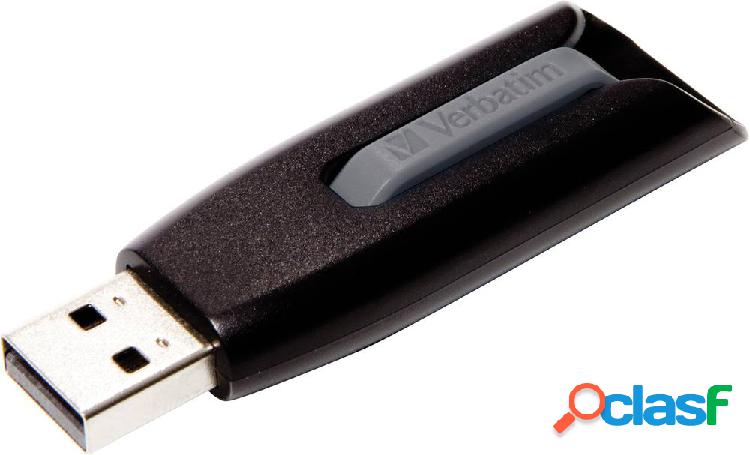 Verbatim V3 Chiavetta USB 256 GB Nero 49168 USB 3.2 Gen 1