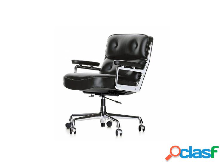 Vitra Lobby Chair ES 104 Sedia Ufficio - Pelle L20 Nera Cod.