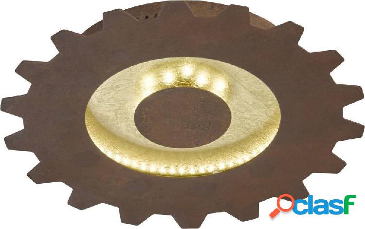 WOFI Leif 9301.02.15.8300 Lampada da parete a LED Oro,