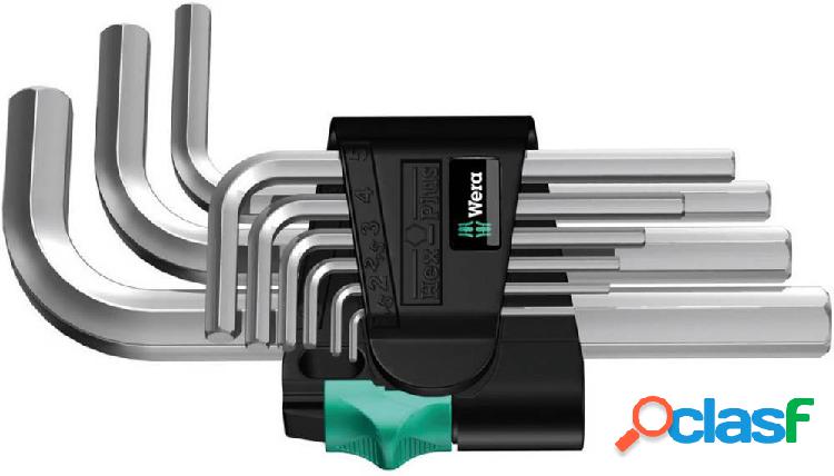 Wera 950/9 SM N Brugola interna Kit di chiavi a brugola 9