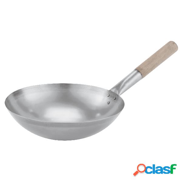 Wok Cm 41 Manico Legno, peso 1,43 kg