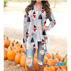 Womens Coat Fall Spring Causal Daily Holiday Short Coat Open