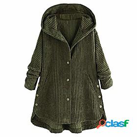 Womens Coat Fall Winter Spring Casual Daily Holiday Long