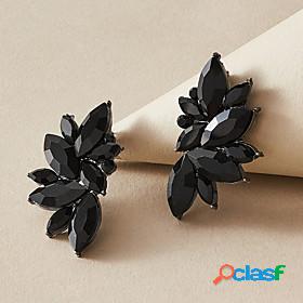 Womens Earrings Geometrical Petal Stylish Luxury Elegant