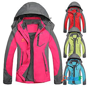 Womens Hoodie Jacket Waterproof Hiking Jacket Rain Jacket