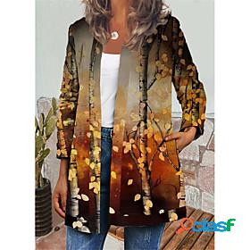 Womens Jacket Autumn / Fall Winter Daily Holiday Regular