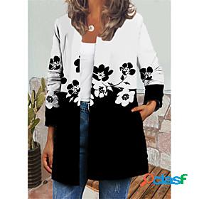 Womens Jacket Autumn / Fall Winter Daily Holiday Regular