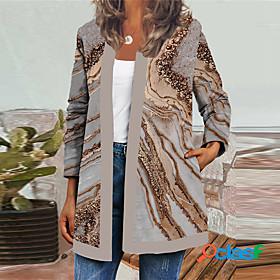 Womens Jacket Spring Summer Daily Holiday Going out Regular