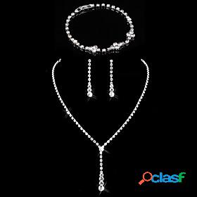 Womens Jewelry Set Bridal Jewelry Sets Tennis Chain Simple