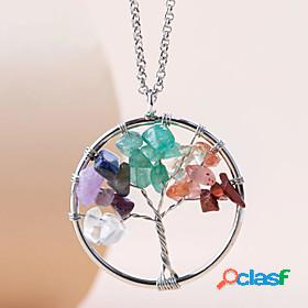Womens Necklace Classic Tree of Life Simple Fashion European