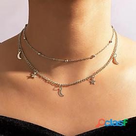 Womens Necklace Star Romantic Fashion Classic Sweet Alloy