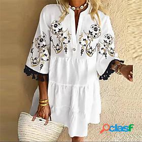 Womens Short Mini Dress Shift Dress Blue Black Khaki Red