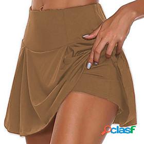 Womens Shorts Shorts Skort Short Pants Stretchy Daily Cotton