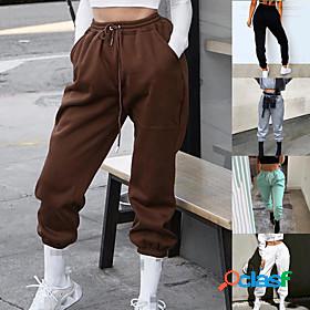 Womens Sweatpants Joggers Jogger Pants Street Bottoms