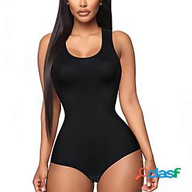 Womens Yoga Suit Summer Bodysuit Clothing Suit Solid Color