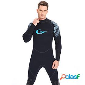YON SUB Mens 5mm Full Wetsuit Diving Suit SCR Neoprene
