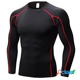 YUERLIAN Mens Long Sleeve Compression Shirt Tee Tshirt