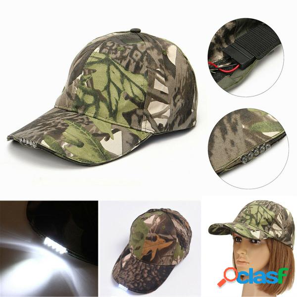 ZANLURE regolabile 5 LED cappuccio faro Batteria cappello