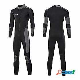 ZCCO Mens 5mm Full Wetsuit Diving Suit SCR Neoprene Stretchy