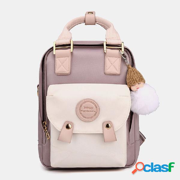Zaino da donna di grande capacità abbinato ai colori Mini