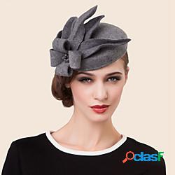 cappelli in lega di strass di lana copricapo stile femminile